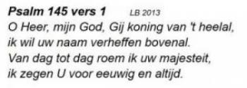 God is Koning 1